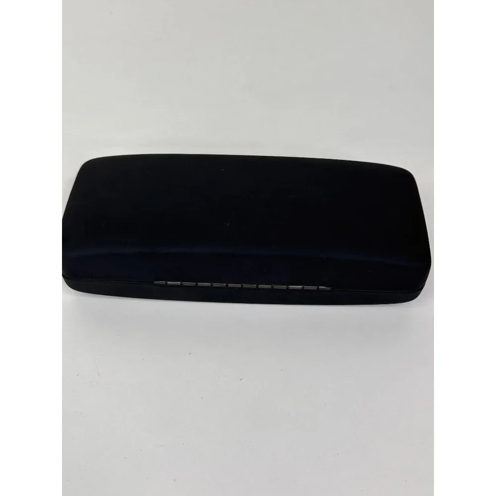 Elton John Hard Shell Eye Glasses or Sunglasses Case Black Flip Top Clam Shell